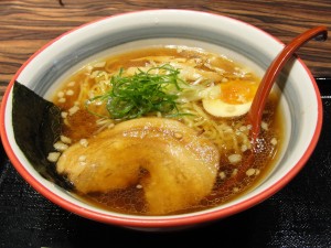 Yum, I just had to try the ramen in the airport!  I tasted very rich and fatty, perfect for my starving belly.