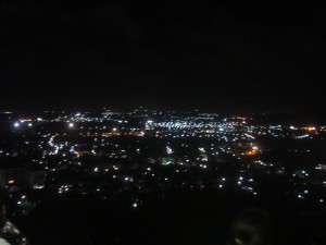 The night view of Phuket Town.