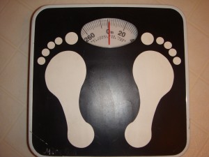 My trusty scale.