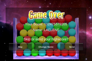 bubble burst iphone game high score
