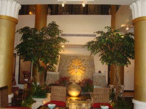 lobby of let's relax spa in phuket thailand