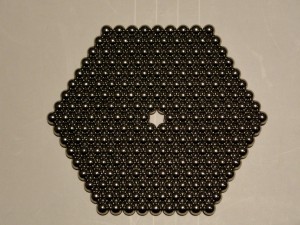 buckyballs in shape of hexagon with center missing
