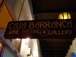 casa barranca wine tasting & gallery