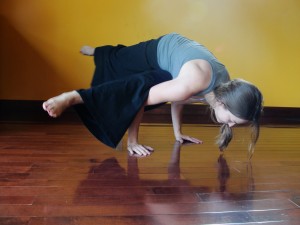 cool (and difficult) yoga pose