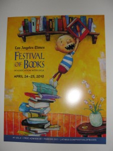 festival of books poster on wall