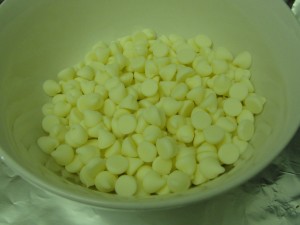 white chocolate morsels