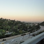 looking south along the 405 freeway