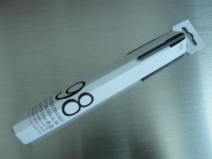 front of dba pen packaging, set of three pens