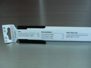 list of materials used to make the dba pens