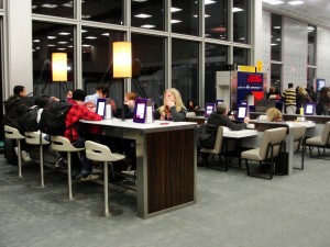 stations in jfk airport equipped with ipads to play games on