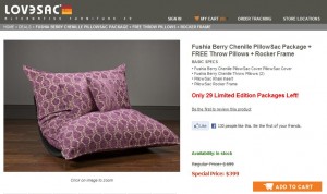 fushia berry pillowsac set on sale