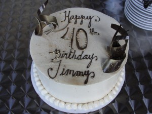 birthday cake from cupcakes couture for jimmy's 40th birthday