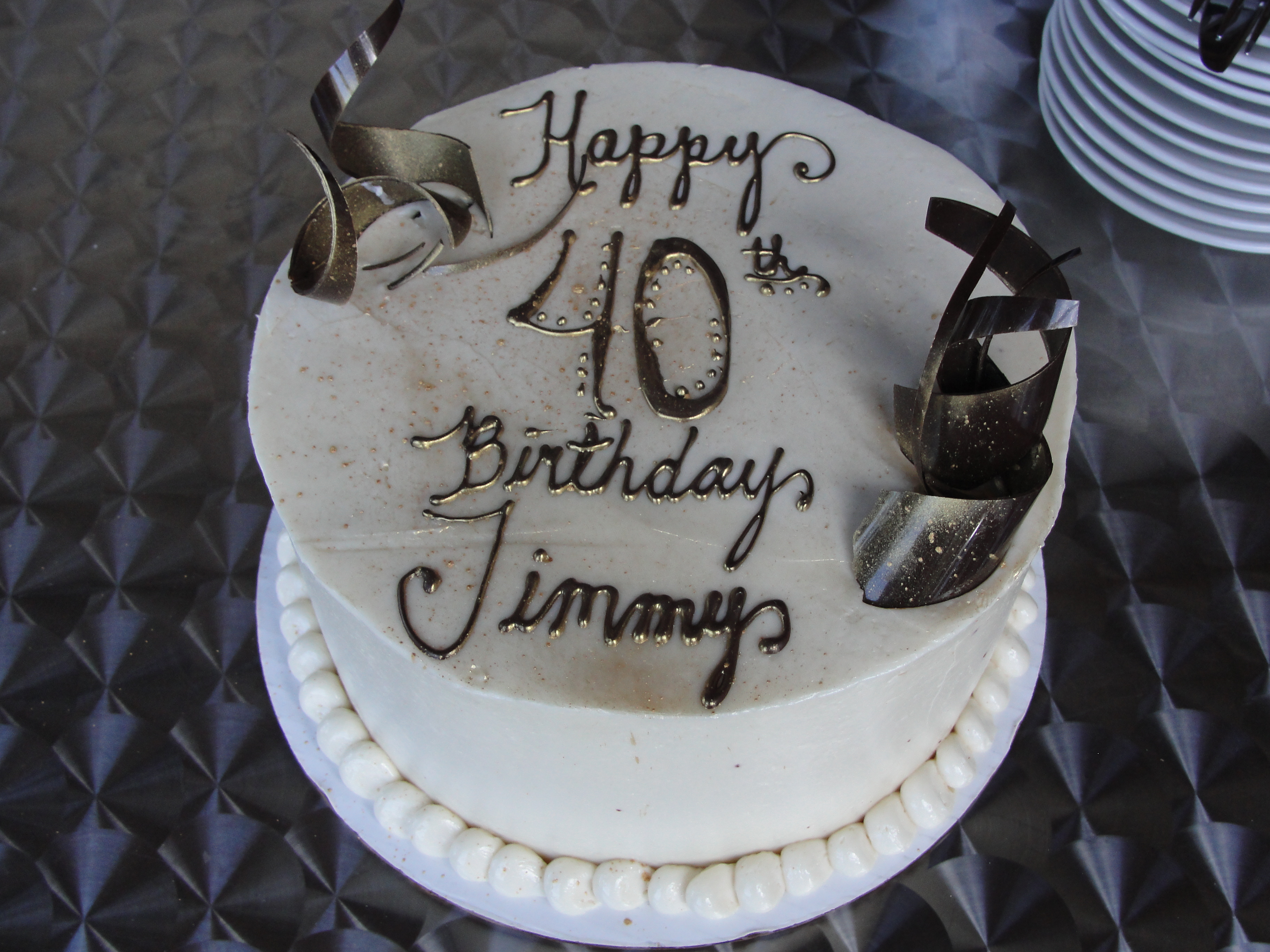 Happy Birthday Jimmy Cake Image - DSC03951