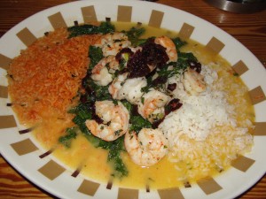 sauteed shrimp dish at border grill restaurant santa monica