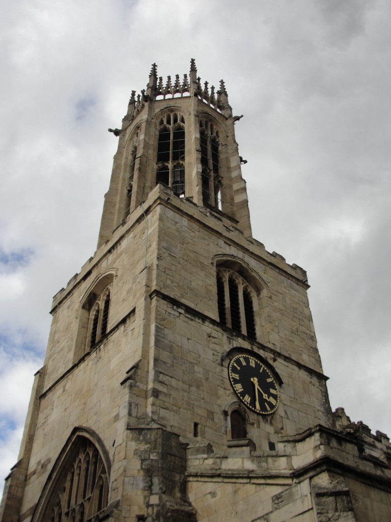 clock tower of all saints pavement parish in york