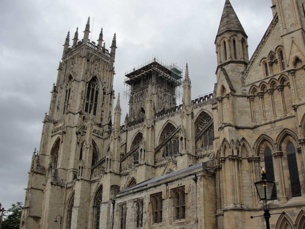 view of york minster from side
