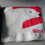 coca cola napkin with polar bear image