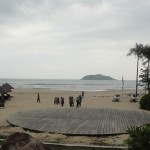 view of beach at shimei bay