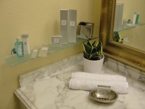 bathroom accessories at ritz-carlton marina del rey