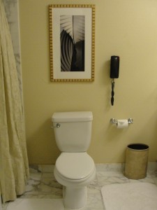 toilet at ritz-carlton marina del rey with phone in reach