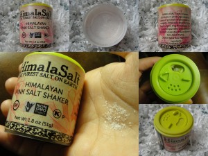 collage of himalasalt himalayan pink salt included in the july 2012 yuzen box