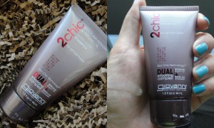 collage of giovanni brazilian keratin & argan oil ultra-sleek shampoo