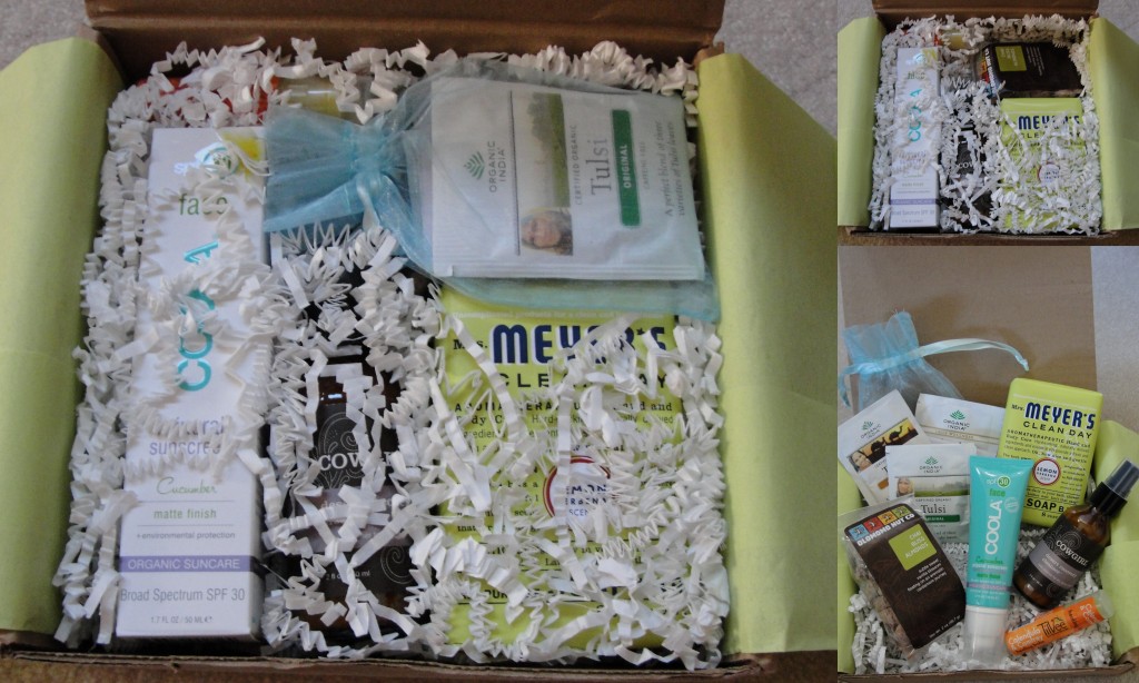 collage of products included in the august 2012 yuzen box