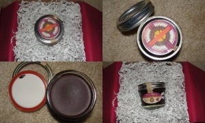 collage of nova monda cacao & chocolate purple label cacao indio jar chocolate included in the october 2012 yuzen box