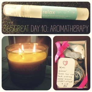 365great challenge day 10: aromatherapy