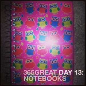 365great challenge day 13: notebooks