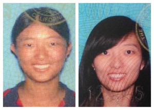 driver's license pictures side by side comparison