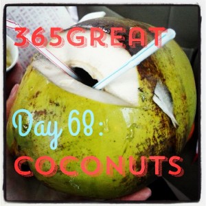 365great challenge day 68: coconuts