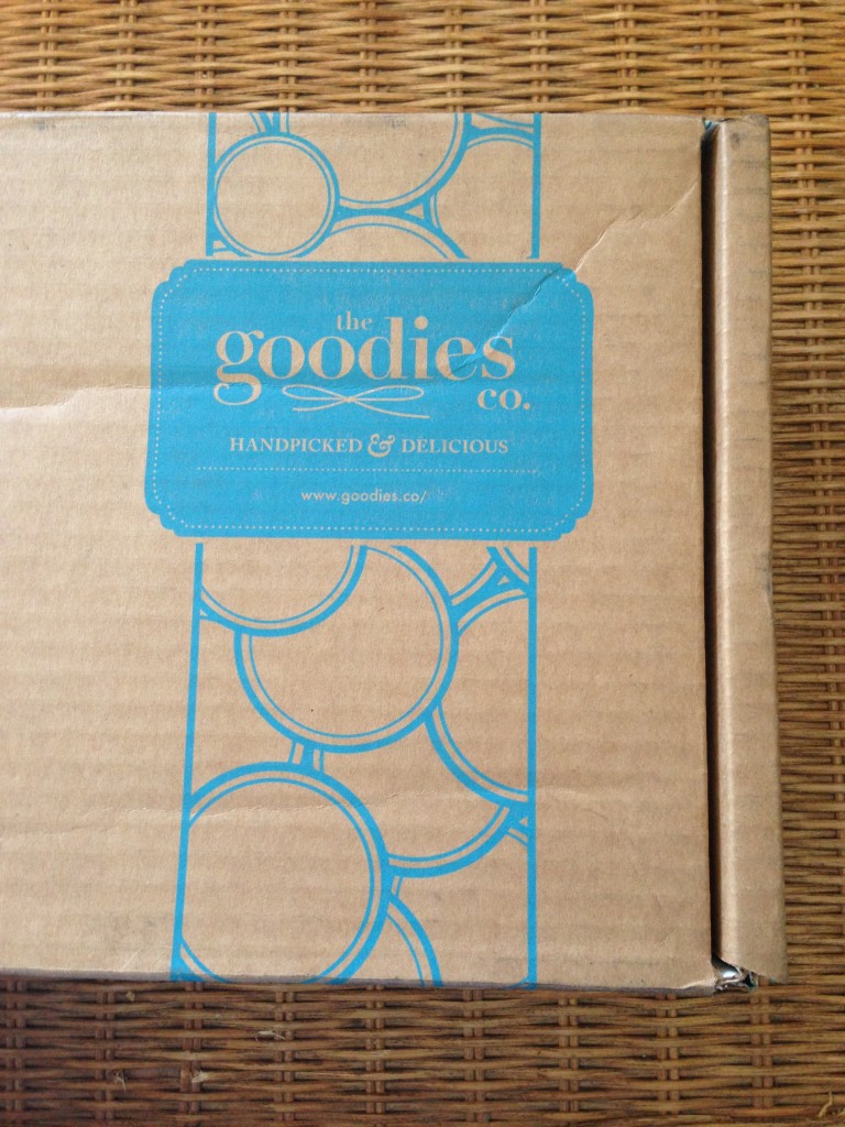 goodies co cardboard shipping box