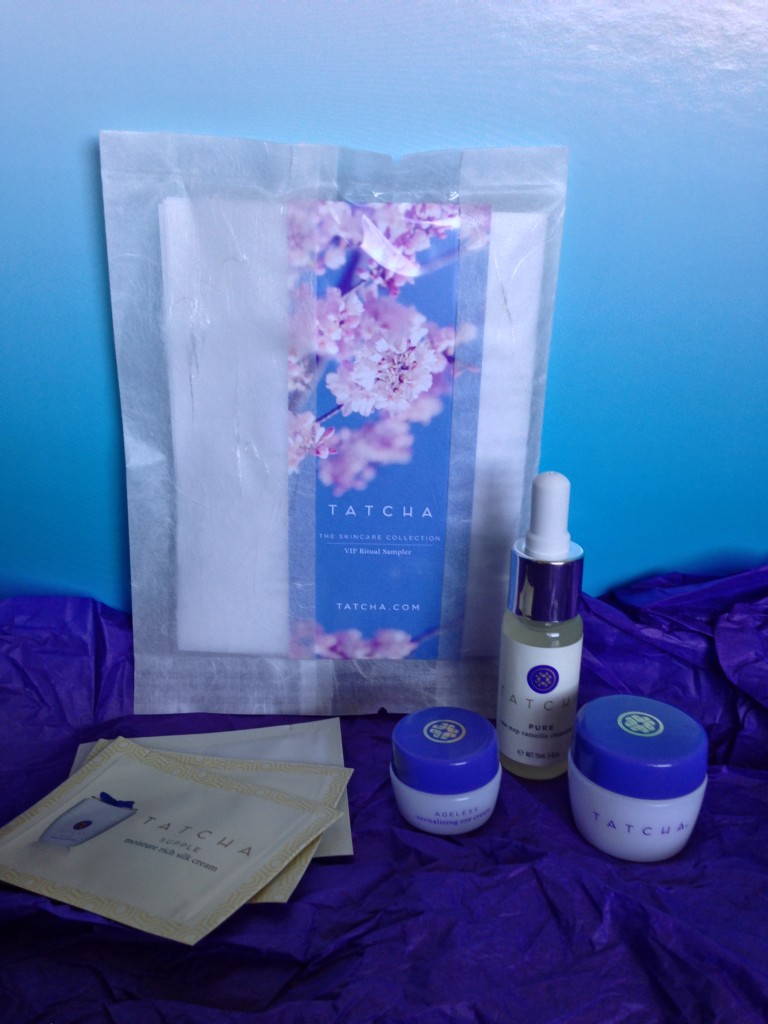 tatcha samples including deluxe sizes