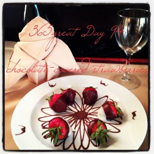365great challenge day 94: chocolate-covered strawberries