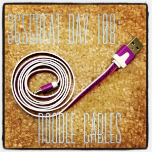 365great challenge day 108: noodle cables