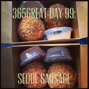 365great challenge day 99: seoul sausage