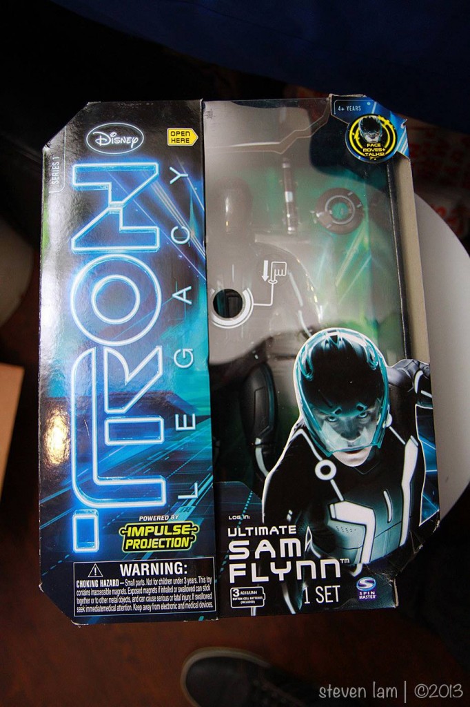 gogobot tron themed party costume contest prize figurine