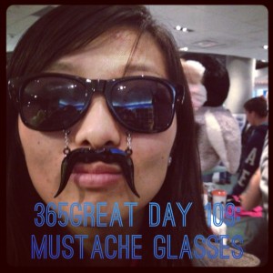 365great challenge day 109: mustache glasses