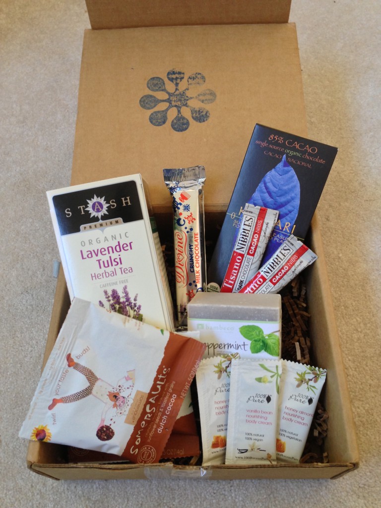 opened blissmobox january 2013 with contents displayed