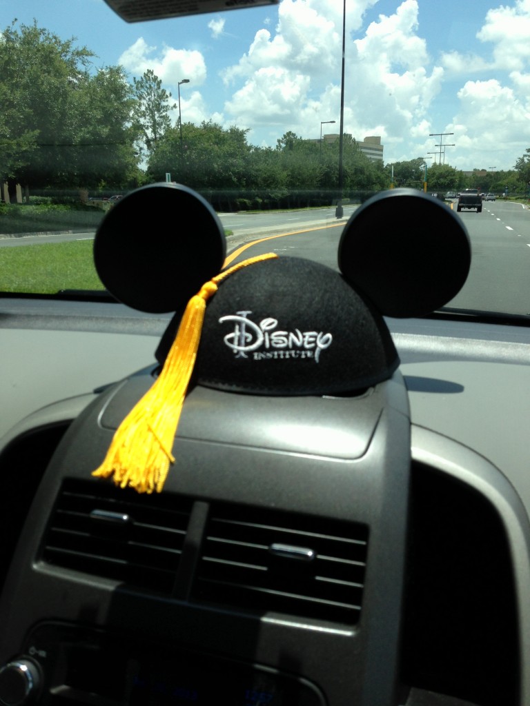 disney institution graduation mickey ears cap with tassel