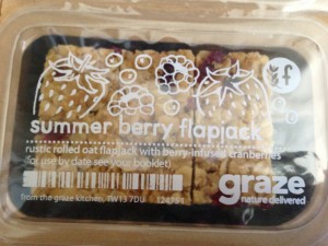 graze summer berry flapjack
