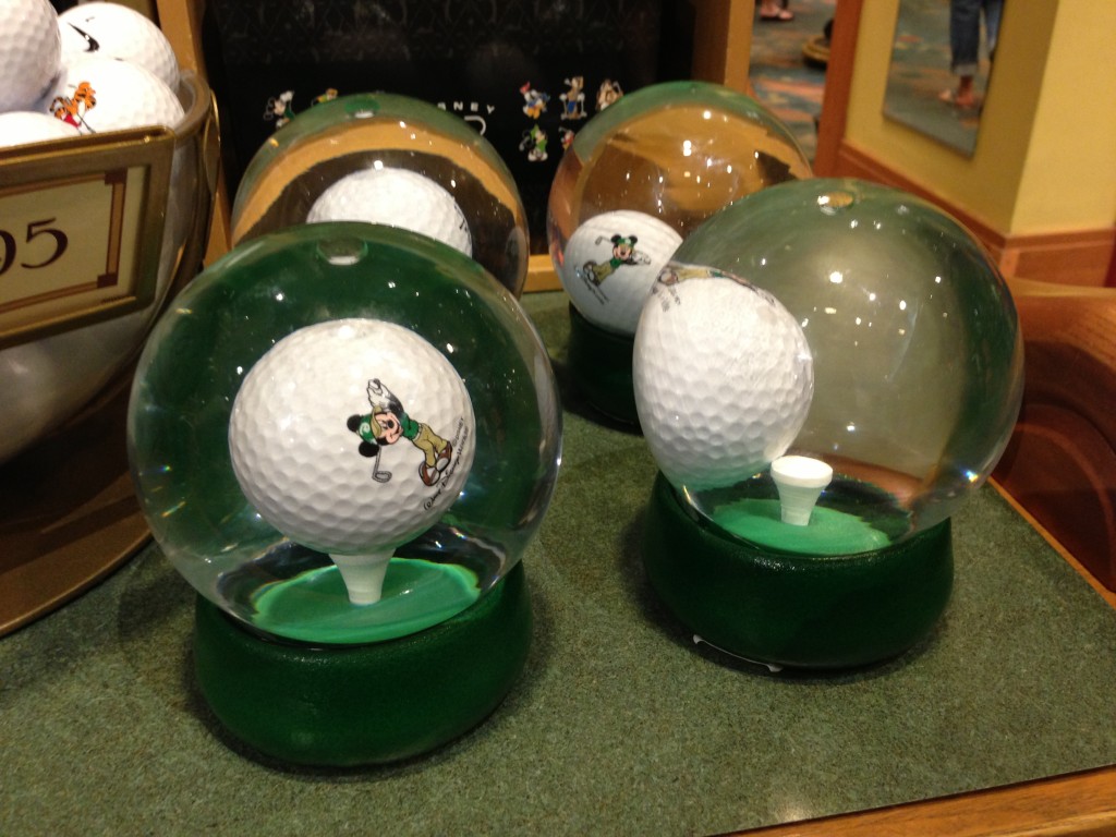 mickey golf globe