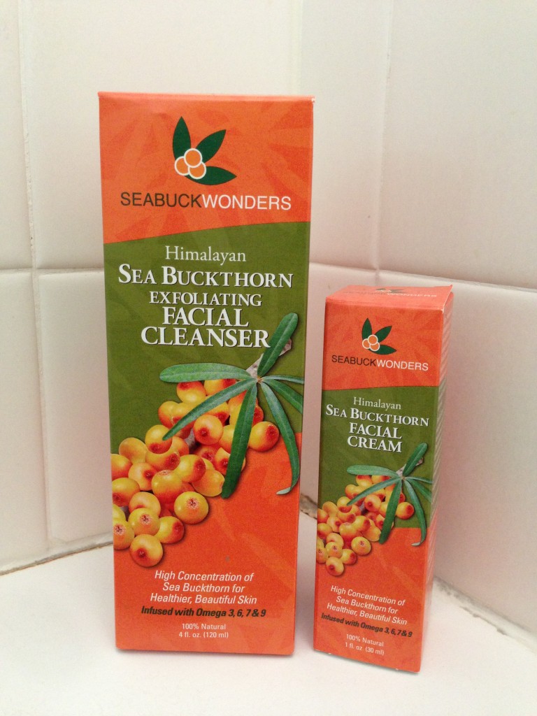 seabuck wonders facial cleanser and cream boxes