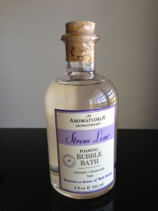 aromafloria aromatherapy stress less foaming bubble bath with lavender, chamomile, sage