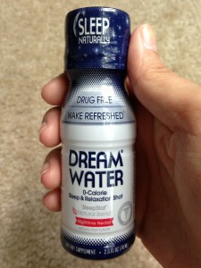 bottle of dream water nighttime nectar sleepstat shot