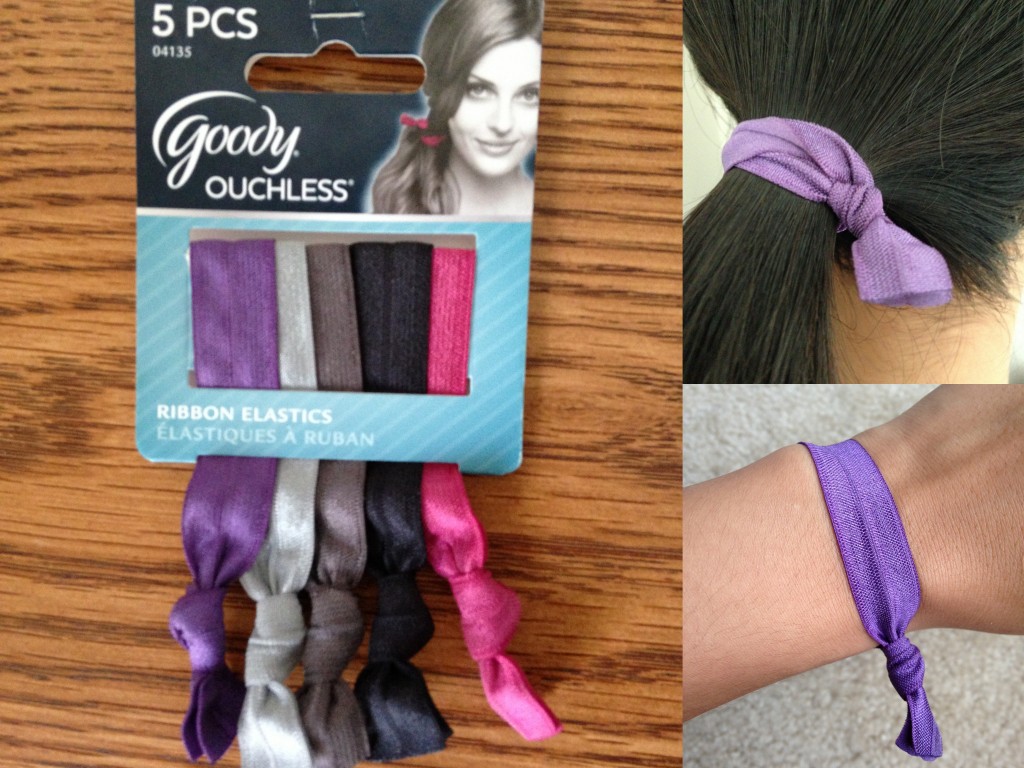 collage of goody ouchless ribbon elastics 5 piece