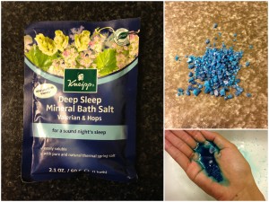 collage of kneipp deep sleep mineral bath salts included in the february-april spring 2013 yuzen box