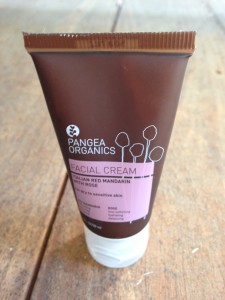 pangea organics facial cream in italian red mandarin with rose for dry to sensitive skin