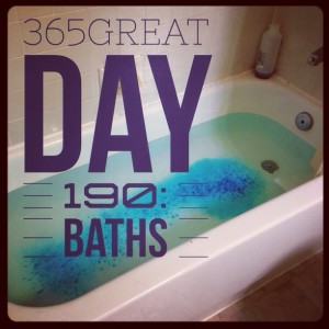 365great challenge day 190: baths
